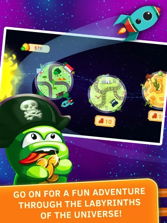 Изображение игры: Little ghost maze game