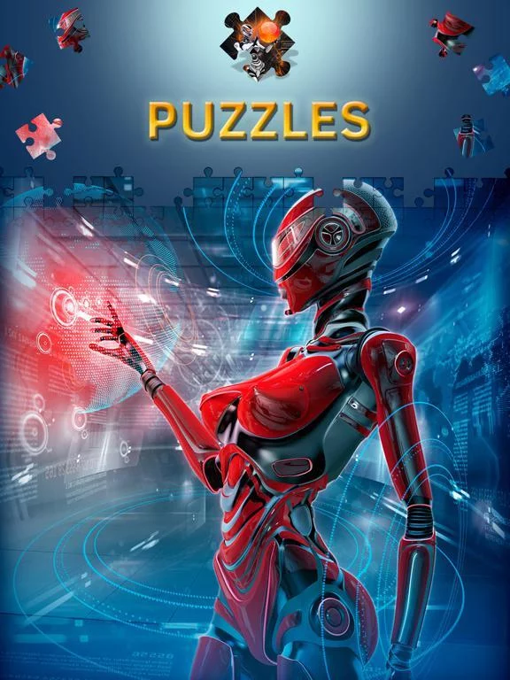 Изображение игры: Robots New Jigsaw Puzzles 2017. Premium
