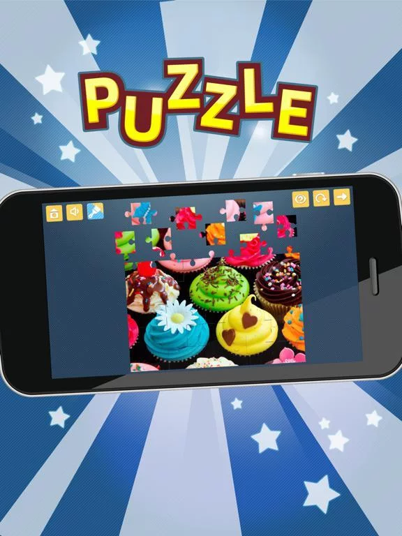 Изображение игры: Candy Jigsaw Puzzles Games