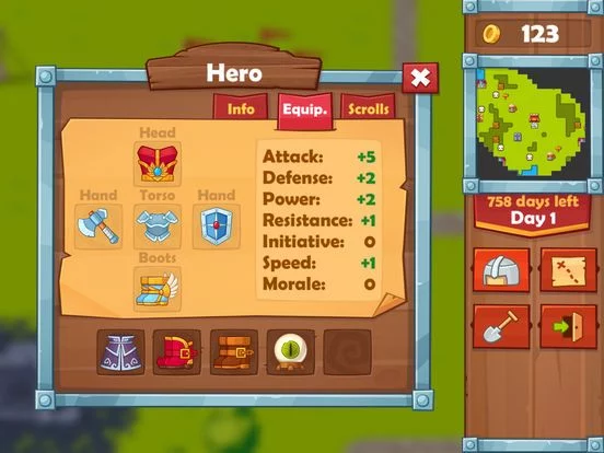 Изображение игры: Heroes 2: The Undead King