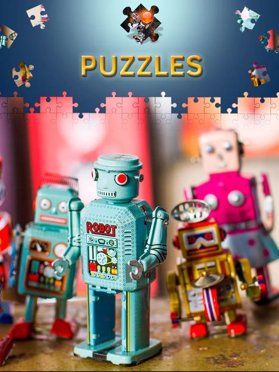 Изображение игры: Robots New Jigsaw Puzzles 2017. Premium