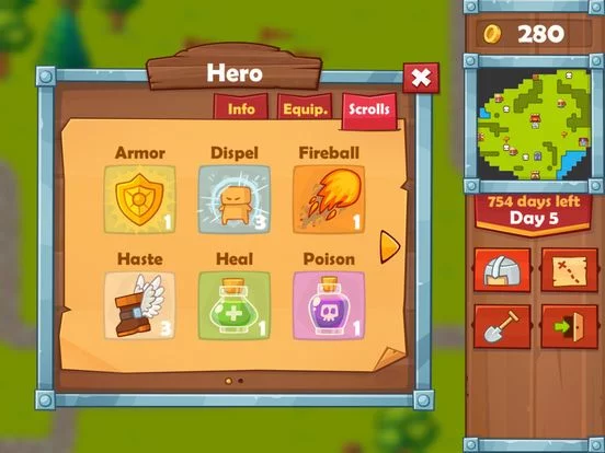 Изображение игры: Heroes 2: The Undead King
