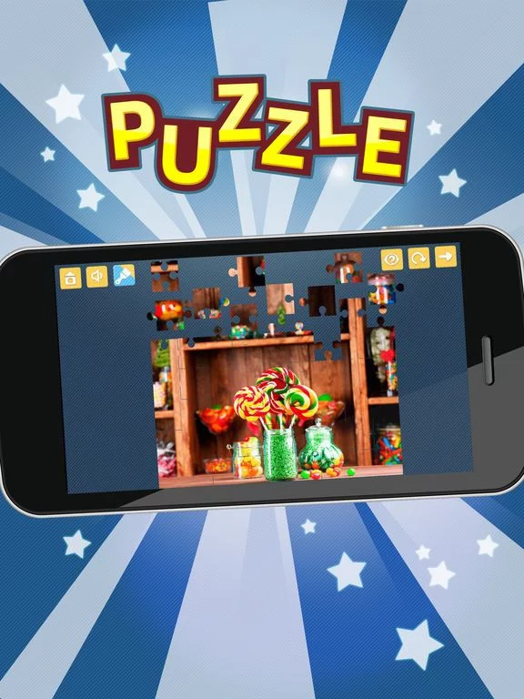 Изображение игры: Candy Jigsaw Puzzles Games