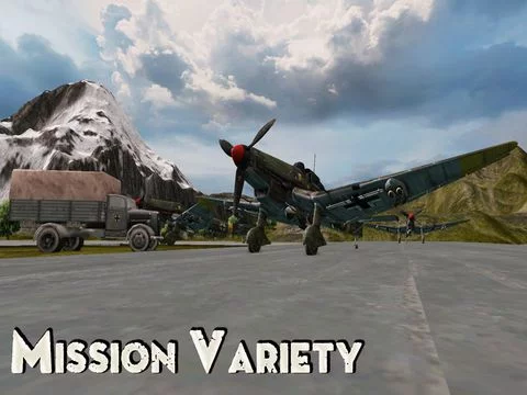 Изображение игры: Road to Berlin. IL-2 Shturmovik - Combat Flight Simulator of Infinite Sky Gunship and Tanks Hunter