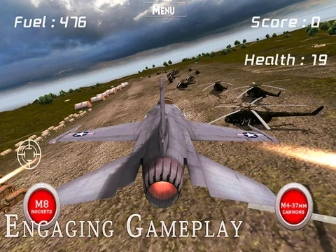 Изображение игры: F-16 Fighting Falcon - Combat Flight Simulator of Infinite Fighter Hunter