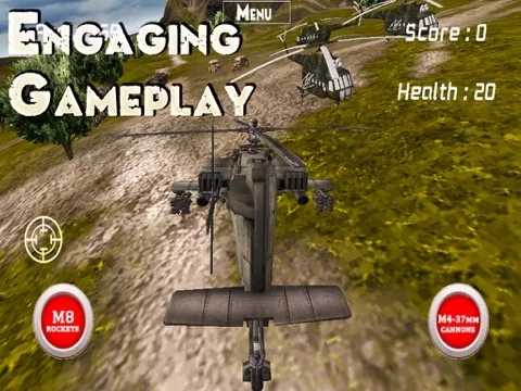 Изображение игры: Boeing AH-64 Apache Longbow - Combat Gunship Helicopter Simulator of Infinite Tanks Hunter