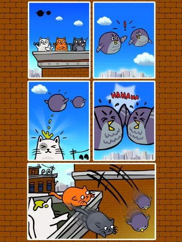 Изображение игры: Cats vs Birds