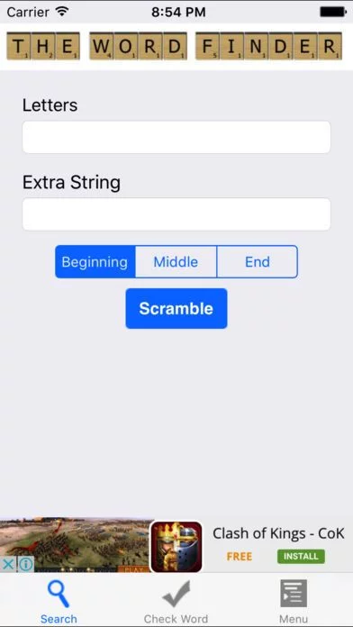 Изображение игры: The Word Finder