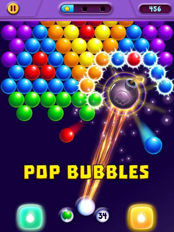 Изображение игры: Bubble Puzzle Action