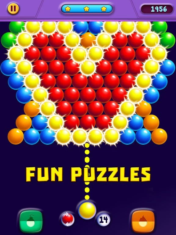 Изображение игры: Bubble Puzzle Action