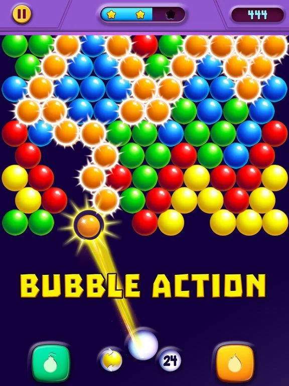 Изображение игры: Bubble Puzzle Action