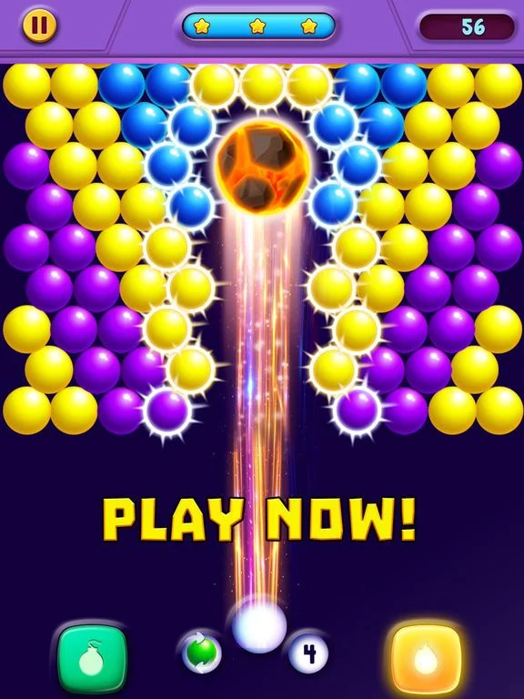 Изображение игры: Bubble Puzzle Action