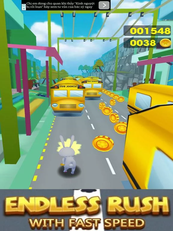 Изображение игры: Bunny Crazy Run And Jump