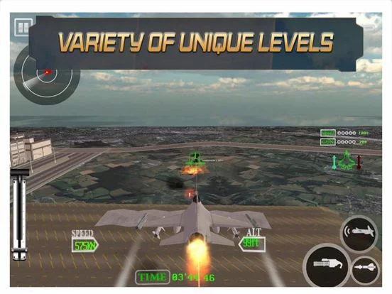 Изображение игры: USA Jet Fighter Combat IS