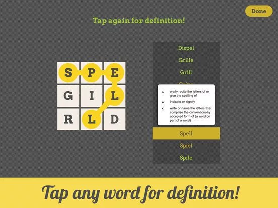 Изображение игры: Spell Grid: Swipe Letters, Spell Words
