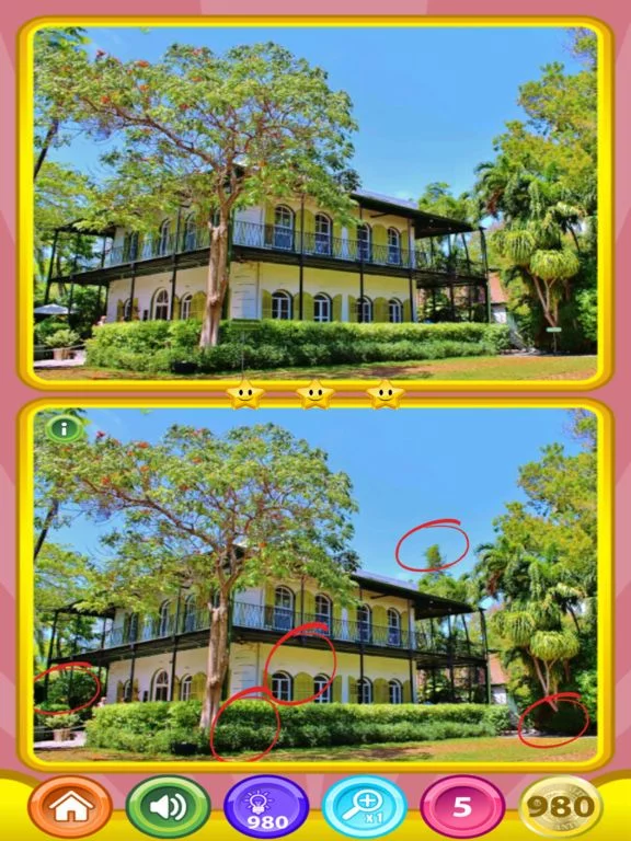 Изображение игры: Find The Differences - Houses