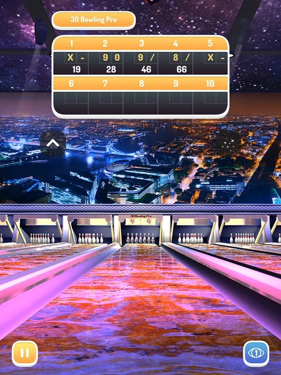 Изображение игры: 3D Bowling Pro - real strike