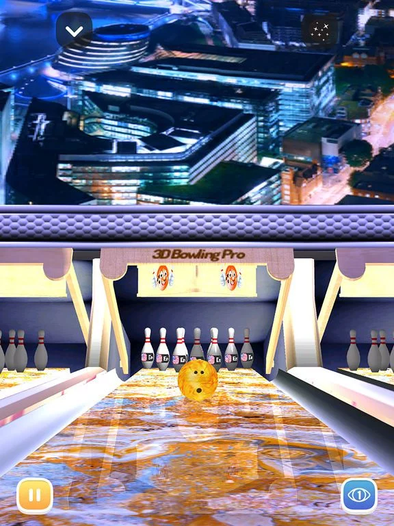 Изображение игры: 3D Bowling Pro - real strike