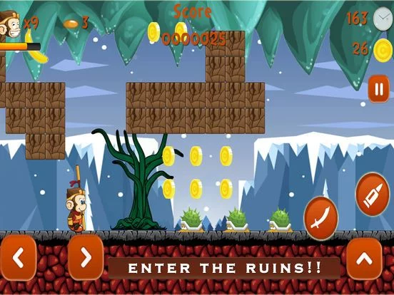Изображение игры: Banana Kong Adventure Run Game