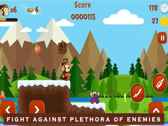 Изображение игры: Banana Kong Adventure Run Game