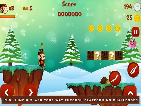 Изображение игры: Banana Kong Adventure Run Game