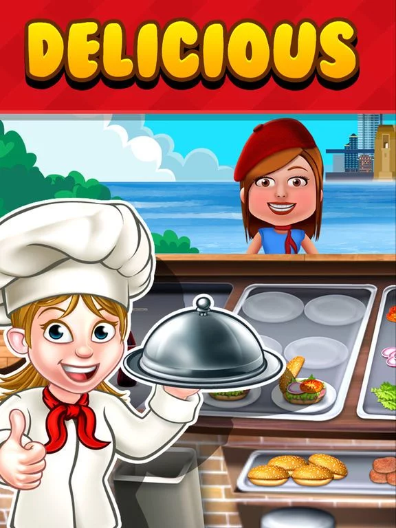 Изображение игры: Crazy Street Diner - Chef's Food Cooking Fever