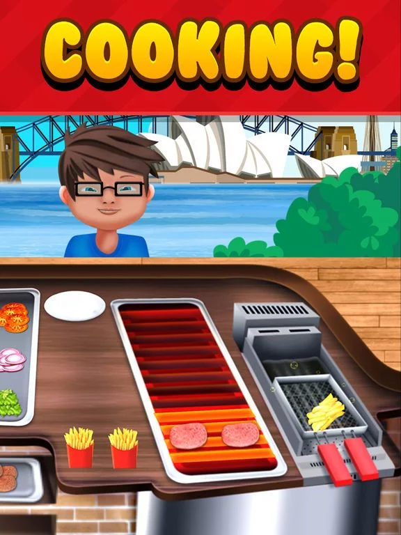 Изображение игры: Crazy Street Diner - Chef's Food Cooking Fever