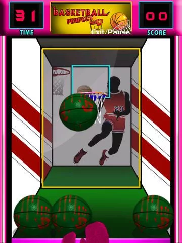 Изображение игры: A Basketball Perfect Shot Classic Arcade Free Throw by Skill Games Mobile