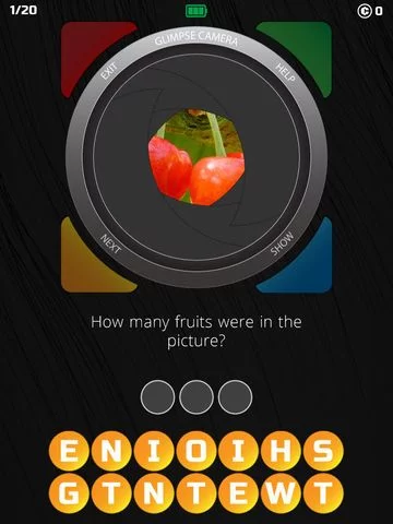 Изображение игры: 1 Glimpse 1 Word