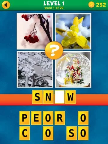 Изображение игры: 4 Pics 1 Word Puzzle: More Words