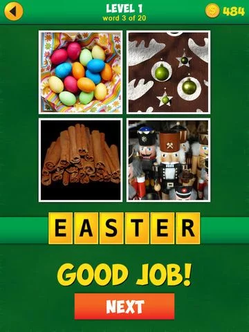 Изображение игры: 4 Pics: Find the odd one!