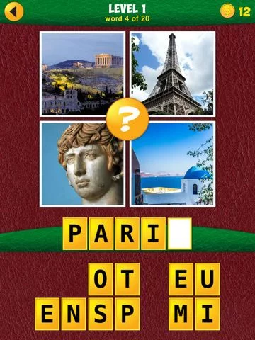 Изображение игры: 4 Pics: Find the odd word II