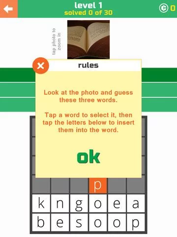 Изображение игры: 3 Little Words: Word Search Game
