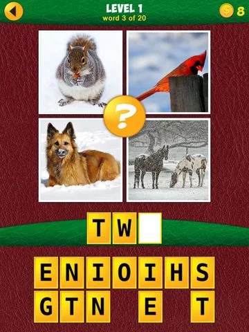 Изображение игры: 4 Pics: Find the odd word II