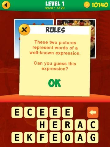 Изображение игры: 2 Pics 1 Phrase Word Game