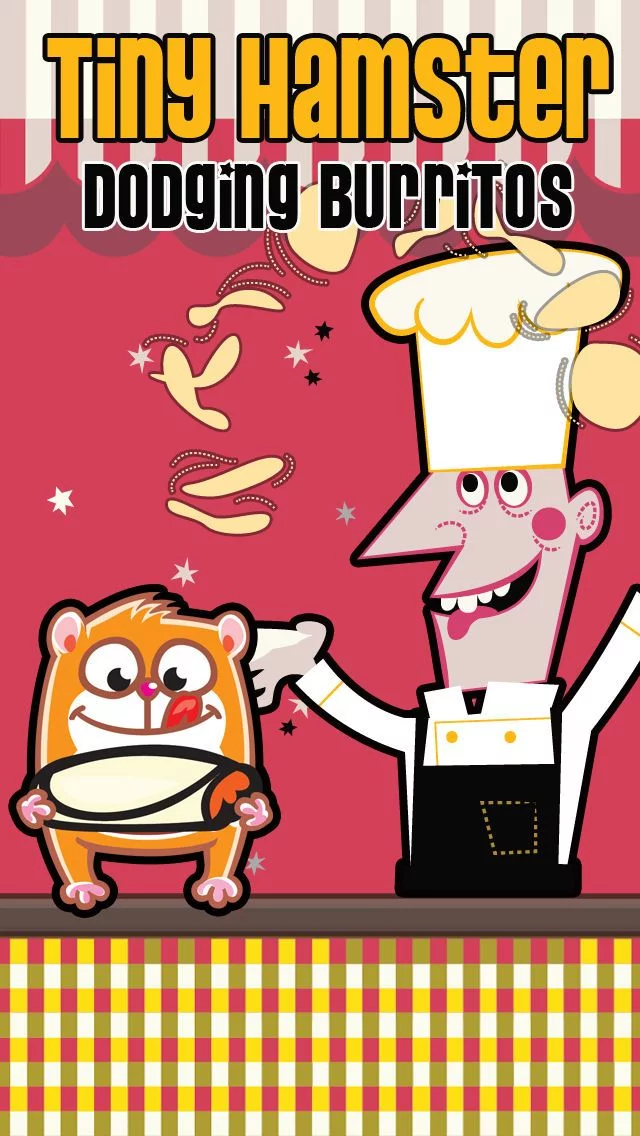 Изображение игры: A Tiny Hamster Dodging Burritos