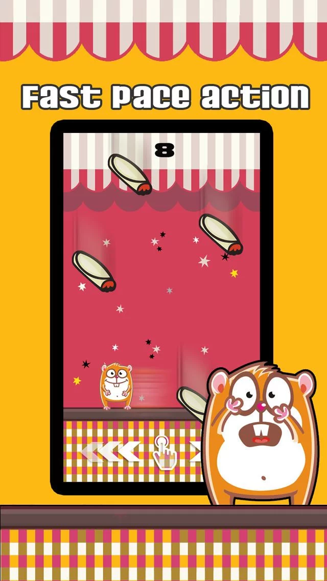 Изображение игры: A Tiny Hamster Dodging Burritos