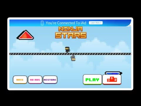 Изображение игры: Ninja Star Jump