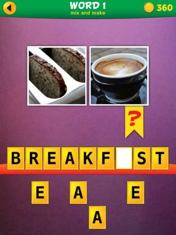 Изображение игры: 2 Pics 1 Word: Mix Pics Puzzle