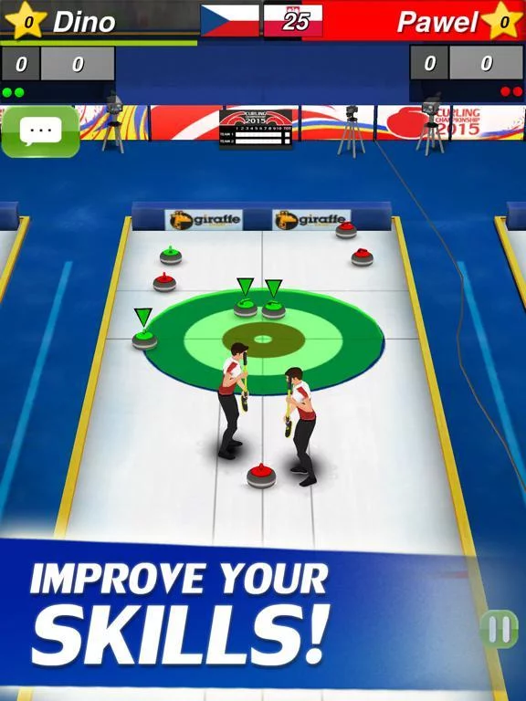 Изображение игры: Curling 3D Champion