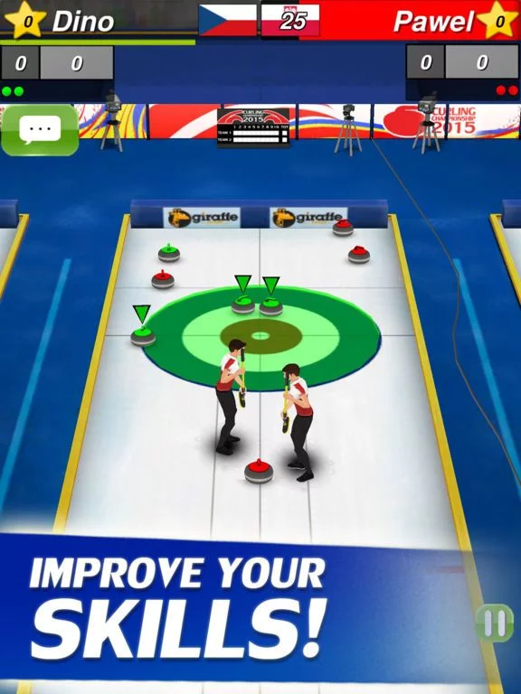 Изображение игры: Curling 3D Champion