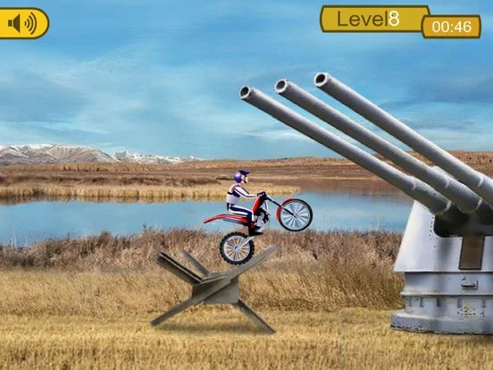 Изображение игры: Military Bike Mania