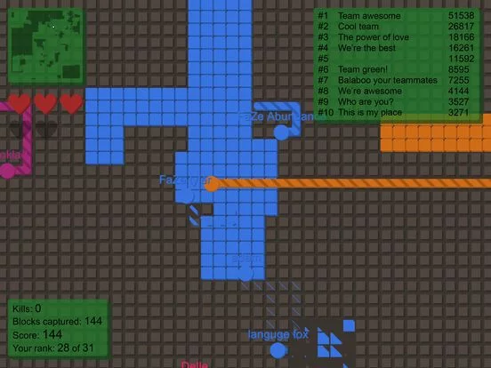Изображение игры: splix.io!