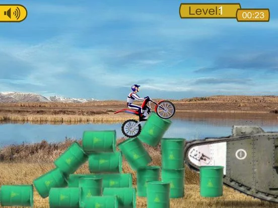 Изображение игры: Military Bike Mania