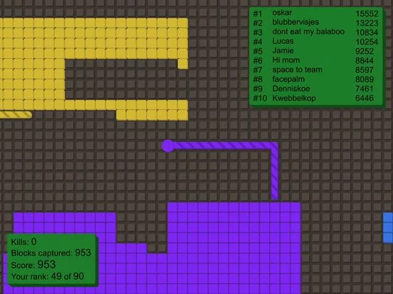 Изображение игры: splix.io!