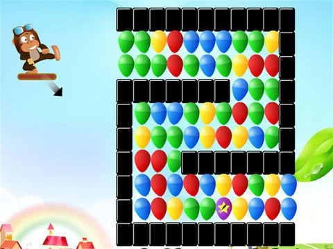 Изображение игры: Monkey Balloon Game