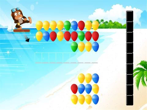 Изображение игры: Monkey Balloon Game