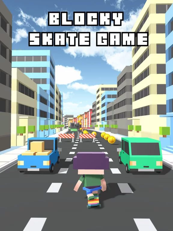 Изображение игры: Blocky Pro Skater Boy Extreme
