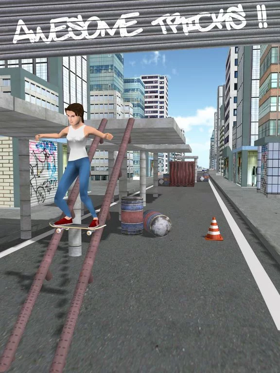Изображение игры: Skate Park Xtreme Ollie Tricks