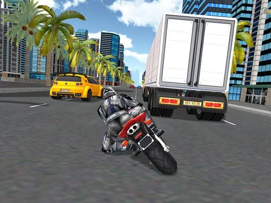 Изображение игры: Motorcylce Racing in 3D City